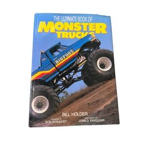 Vintage 1991 Ultimate Book of Monster Trucks Hardcover
